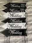 Wedding Directional Lawn Signs