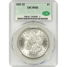 New Listing1882-CC $1 Morgan Silver Dollar CACG MS62 CAC
