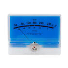 Audio Volume Meter with Backlight Pointer Power Meter VU Level Meter