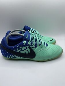 Nike Mens Rare Elastico II 580454 304 Blue Black Indoor Soccer Shoes Men’s 10