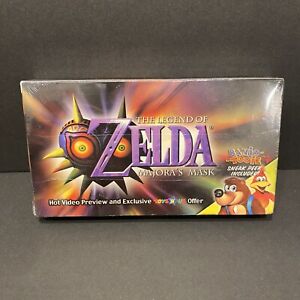 The Legend of Zelda Majora's Mask Preview VHS Toys R Us Nintendo NEW SEALED