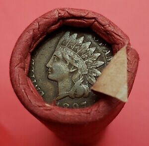 RARE OLD WHEAT ROLL 1897 INDIAN HEAD PENNY LIBERTY DIAMOND 1927S LINCOLN WHEAT!!