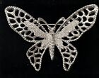 Signed SARAH COVENTRY Silver Tone Butterfly Brooch Vintage Jewelry Lot B