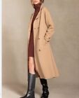 NWT Naked Cashmere Trench Coat L Cashmere Wool Blend $595 MSRP