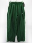 Nike Pants Men Medium Green Dri-Fit Baggy Loose Y2K Ankle Zip Logo Training NEW