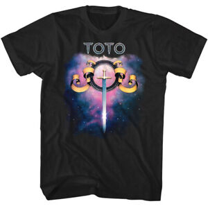 Toto Debut Album Cover Men's T-Shirt Space Galaxy 80's Pop Music Group