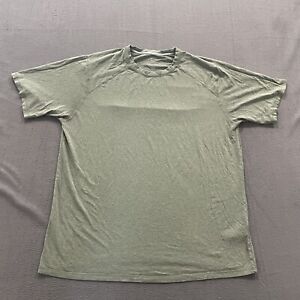 Tasc Performance Shirt Mens 2XL Green Stretch Bamboo Organic Cotton Workout