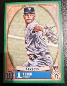 2021 Topps Gypsy Queen Baseball Albert Abreu Green Parallel Rookie #68 Yankees