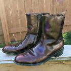 ALLEN EDMONDS OXBLOOD BROWN LEATHER CHELSEA BOOTS HOES US MENS 12 A EXTRA NARROW