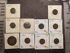 10 Indian Head Cent Lot 1890-1906 Early Copper Penny Pennies