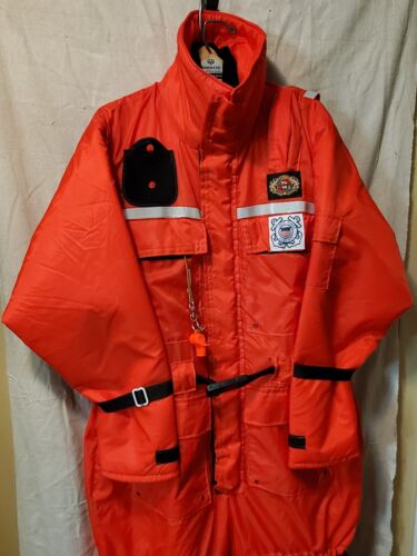Coast Guard Stearns Extreme Exposure Coveralls Survival Suit Men’s XL - Mint