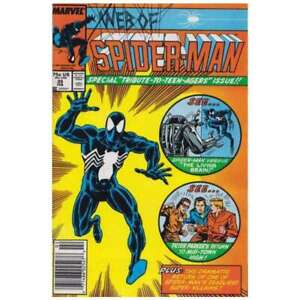 Web of Spider-Man (1985 series) #35 Newsstand in NM minus. Marvel comics [r]