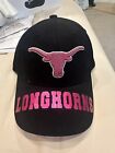 New ListingOfficial UT Texas Longhorns Hat Womens Cap BLACK PINK Logo Adjustable Strap NEW