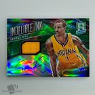 2013-14 Spectra GEORGE HILL /149 Indelible Ink Green GU Patch AUTO #32 Pacers