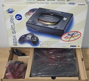 SEGA Saturn Console -Black With Controller, Box & Cord MK80000