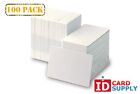 Pack of 100 White CR80 Standard Size PVC Cards | 30 mil Thickness by easyIDea