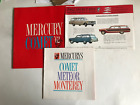 1962 MERCURY COMET VILLAGER METEOR: 3 CAR AUTO BROCHURES (3 ITTEMS)