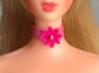 VINTAGE BARBIE 1972 MOD FLYING COLORS REPRO CHOKER FLOWER NECKLACE JEWELRY #3492