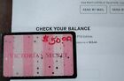 Victoria's Secret Physical Gift Card Rare $13.42 Balance