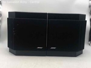 BOSE 2001 Black Surround Sound Equalizer Effect Reflecting Speakers Pair Of 2
