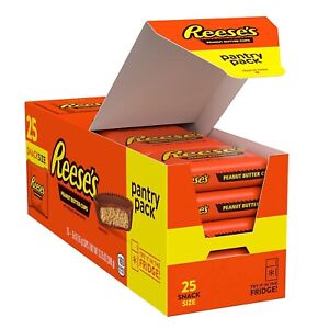 REESE'S, Milk Chocolate Peanut Butter Cups Snack Size Candy, Gluten Free, Indivi