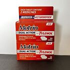 Motrin Dual Action with Tylenol Tablets Ibuprofen + Acetaminophen 20 Tabs 2-pack