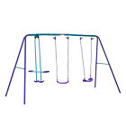 Children's Playground Swing Set A-Frame Stand for Kids Outdoor Indoor Backyard