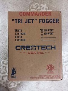 CREATECH Commander Tri Jet 262 Fogger Machine MADE IN USA