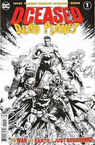 DCEASED DEAD PLANET #1 (2020 DC) FINCH B&W 2nd Print VARIANT ~ UNREAD NM