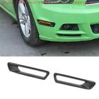 For Ford Mustang 2010-2014 Carbon Fiber Front Side Lamp Turn Light Cover Trim (For: Ford Mustang GT)