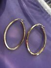 14 K Gold Hoops 2.8 grams Gold 1 3/4 Inches