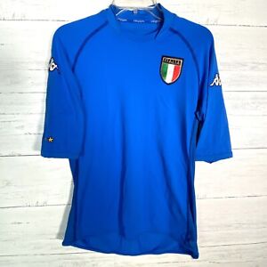 ITALY NATIONAL TEAM 2000/2002 FOOTBALL SHIRT JERSEY HOME KAPPA ORIGINAL SIZE M