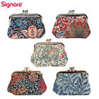 Change Purse Clasp Coin Wallet Women Tapestry William Morris Design by Signare