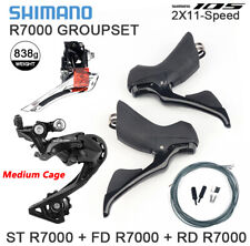 Shimano 105 R7000 11 Speed Groupset Front Rear Derailleur GS Shift Brake Lever