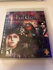 Folklore (Sony PlayStation 3, 2007) Complete in Box CIB Tested Disc Case Manual