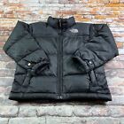 North Face Jacket Boys XXS Black 550 Down Puffer Full Zip Coat Kids Outdoor