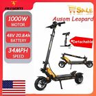 Ausom Leopard Electric Scooter 1000W 20.8Ah Off-Road EScooter Detachable Seat US