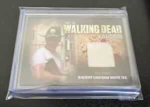 2012 THE WALKING DEAD RICK GRIMES/ANDREW LINCOLN “Sheriff Uniform White Tee” M1