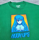 Vintage Hook-Ups 2009 Shirt L Skateboards Birdhouse FUCT Flip Blind Girl Skate
