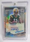 2023 Jayden Reed Optic Silver Holo Auto Rated Rookie RC W/ One Touch Case Packer