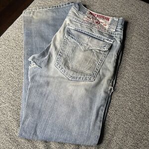 Vintage True Religion Bobby Big T Jeans Denim Men Size 33/36 Preowned