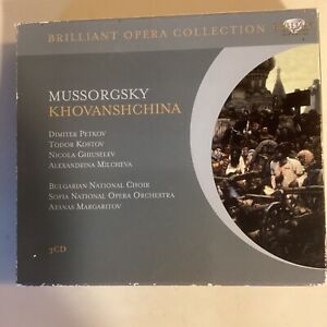 New ListingMussorgsky Khovanshchina opera 3 CD box set Brilliant Opera Collection