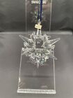 2007 Swarovski Rockefeller Center Crystal Snowflake Christmas Ornament 872200