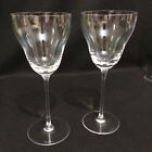 2  (Two) ROSENTHAL ROMANCE II PLAIN Red Wine 5.5 oz. Stems - Signed