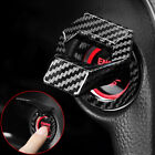 1Pc Carbon Fiber Car Engine Start Stop Push Button Switch Cover Trim Accessories (For: 2023 Jeep Grand Cherokee)