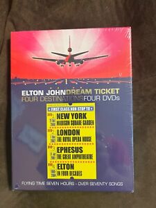 New ListingElton John - Dream Ticket (DVD, 2005, 4-Disc Set) - BRAND NEW SEALED