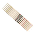 3 Pairs Vic Firth 5A Nylon Tip American Classic Hickory Drumsticks 5AN