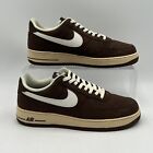 Nike Men's Size 11 Air Force 1 '07 Cacao Wow Brown White Lop Top AF1 FZ3592 259
