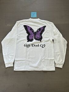 Girls Don't Cry White Long Sleeve Tee Shirt Size M ComplexCon 2022 Exclusive