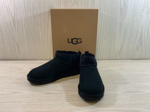 Ugg Classic Ultra Mini Boots, Women's Size 8 M, Black NEW